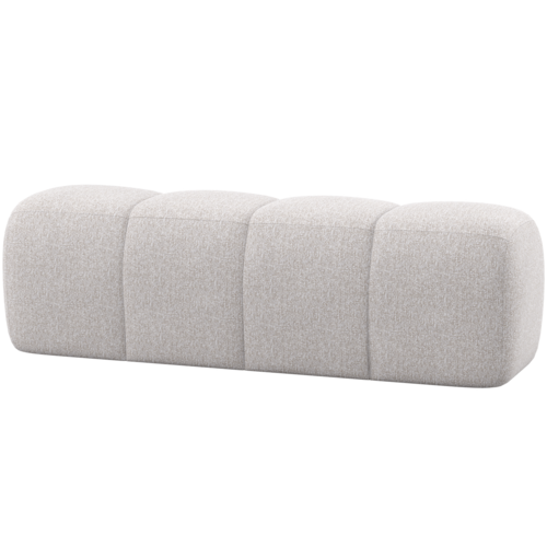 Woood Mojo Eetbank (164 cm Zonder Rugleuning) - Bouclé Ecru Melange