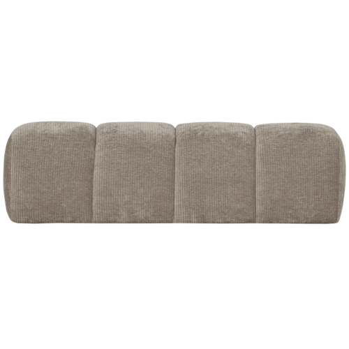Woood Mojo Eetbank (164 cm Zonder Rugleuning) - Ribstof Donkerzand Woood Mojo Eetbank (164 cm Zonder Rugleuning) - Ribstof Donkerzand