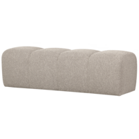 Mojo Eetbank (164 cm Zonder Rugleuning) - Bouclé Beige Melange