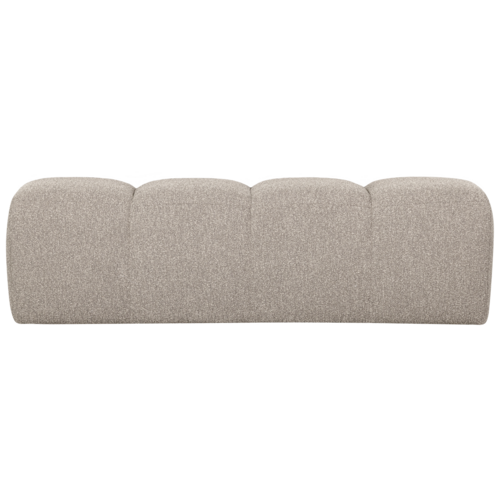 Woood Mojo Eetbank (164 cm Zonder Rugleuning) - Bouclé Beige Melange Woood Mojo Eetbank (164 cm Zonder Rugleuning) - Bouclé Beige Melange