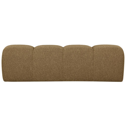 Woood Mojo Eetbank (164 cm Zonder Rugleuning) - Bouclé Geel/Bruin Melange
