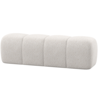 Mojo Eetbank (164 cm Zonder Rugleuning) - Wollig Ecru