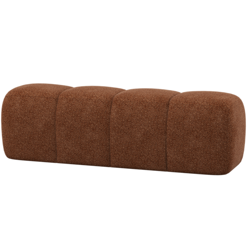 Woood Mojo Eetbank (164 cm Zonder Rugleuning) - Wollig Roestbruin Woood Mojo Eetbank (164 cm Zonder Rugleuning) - Wollig Roestbruin
