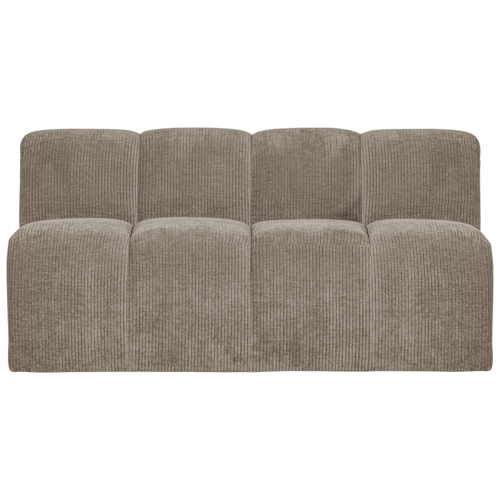 Woood Mojo Eetbank (164 cm) - Ribstof Donkerzand Woood Mojo Eetbank (164 cm) - Ribstof Donkerzand