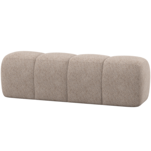 Woood Mojo Eetbank (164 cm Zonder Rugleuning) - Wollig Donkerzand Woood Mojo Eetbank (164 cm Zonder Rugleuning) - Wollig Donkerzand