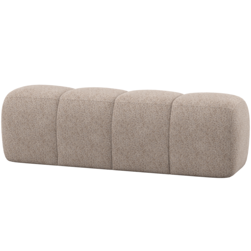 Woood Mojo Eetbank (164 cm Zonder Rugleuning) - Wollig Donkerzand Woood Mojo Eetbank (164 cm Zonder Rugleuning) - Wollig Donkerzand