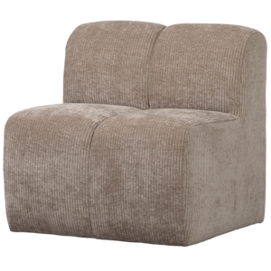 Woood Mojo Eetbank (84 cm) - Ribstof Donkerzand Woood Mojo Eetbank (84 cm) - Ribstof Donkerzand
