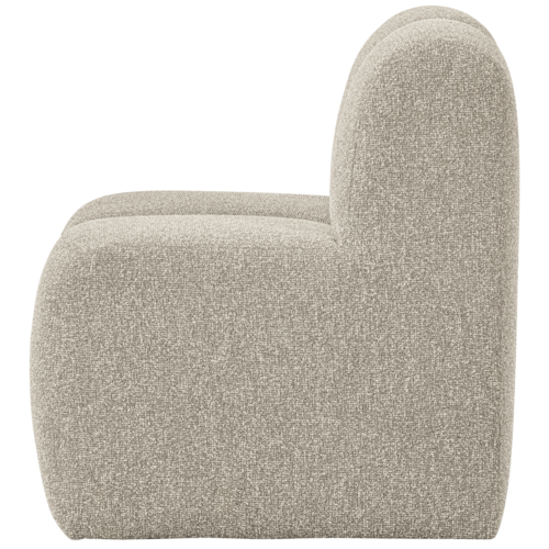 Woood Mojo Eetbank (84 cm) - Bouclé Beige Melange