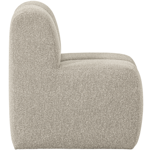 Woood Mojo Eetbank (84 cm) - Bouclé Beige Melange