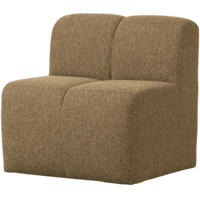 Mojo Eetbank (84 cm) - Bouclé Geel/Bruin Melange