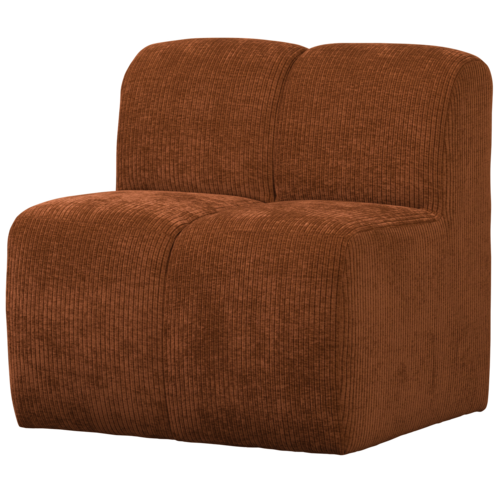 Woood Mojo Eetbank (84 cm) - Ribstof Roestbruin