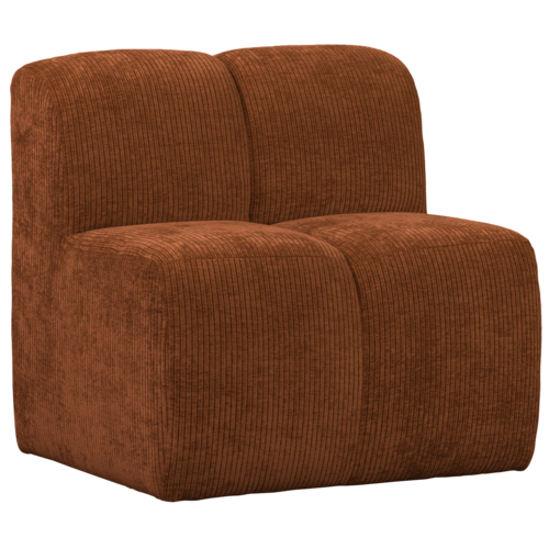 Woood Mojo Eetbank (84 cm) - Ribstof Roestbruin