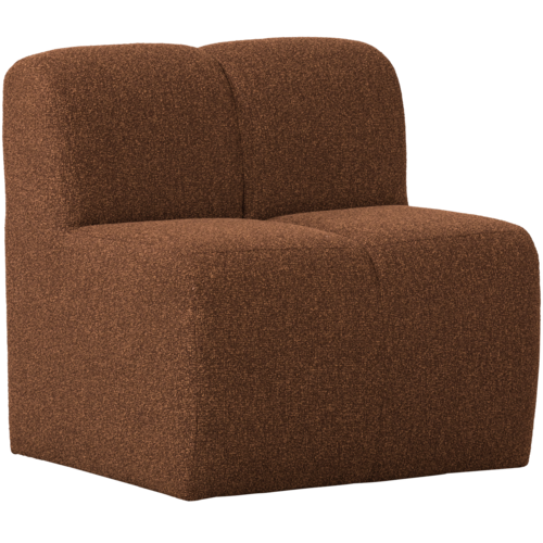Woood Mojo Eetbank (84 cm) - Bouclé Roestbruin Melange
