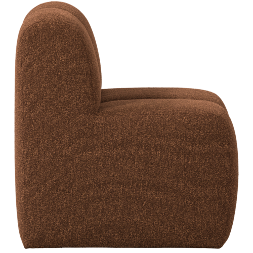 Woood Mojo Eetbank (84 cm) - Bouclé Roestbruin Melange