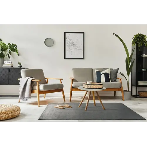 Acsento Vloerkleed Tara Deluxe - Anthracite 240 x 340 cm