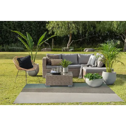 Acsento Indoor/Outdoor Vloerkleed Capri - Natural/Sage 240 x 340 cm Acsento Indoor/Outdoor Vloerkleed Capri - Natural/Sage 240 x 340 cm