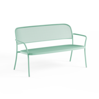 2-zits Bank Café met Armleuning - Ocean Green 88