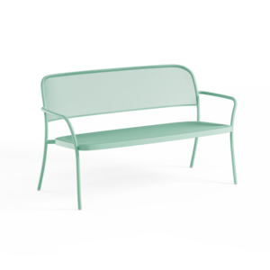 Emu 2-zits Bank Café met Armleuning - Ocean Green 88 Emu 2-zits Bank Café met Armleuning - Ocean Green 88