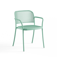 Tuinstoel Café met Armleuning - Spring Green 03