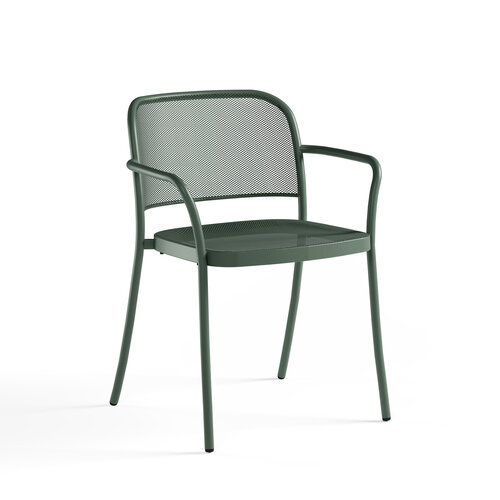 Emu Tuinstoel Café met Armleuning - Dark Green 75