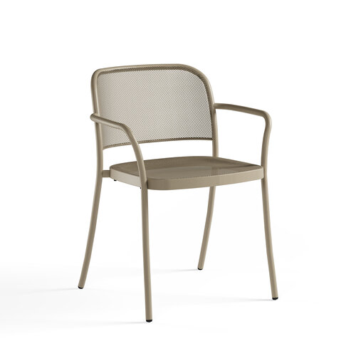 Emu Tuinstoel Café met Armleuning - Taupe 71