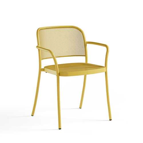 Emu Tuinstoel Café met Armleuning - Curry Yellow 62 Emu Tuinstoel Café met Armleuning - Curry Yellow 62