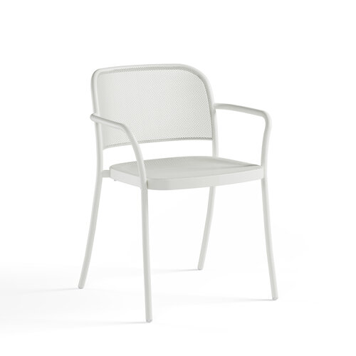 Emu Tuinstoel Café met Armleuning - Matt White 23