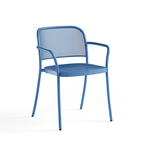 Emu Tuinstoel Café met Armleuning - Marine Blue 16