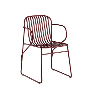 Emu Tuinstoel Riviera met Armleuning - Intense Red 46 Emu Tuinstoel Riviera met Armleuning - Intense Red 46