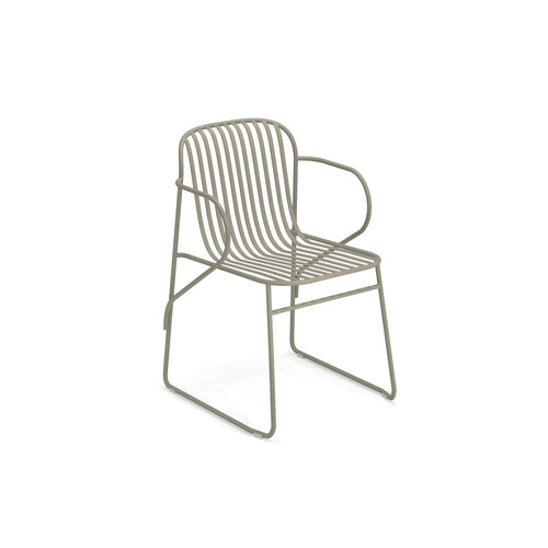 Emu Tuinstoel Riviera met Armleuning - Grey/Green 37 Emu Tuinstoel Riviera met Armleuning - Grey/Green 37