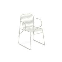 Tuinstoel Riviera met Armleuning - Matt White 23