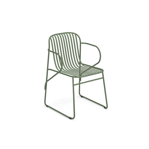 Emu Tuinstoel Riviera met Armleuning - Military Green 17 Emu Tuinstoel Riviera met Armleuning - Military Green 17
