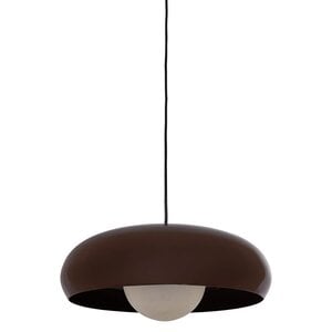 Hanglamp Tivo - Rond Metaal Hoogglans Bruin