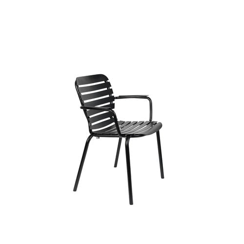 Zuiver Tuinset Vondel - Black (Tafel & 6 Armstoelen) Zuiver Tuinset Vondel - Black (Tafel & 6 Armstoelen)