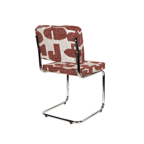 Zuiver Ridge Stoel - Deco Symbols Rood