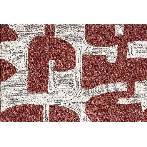 Zuiver Ridge Kink Stoel - Deco Symbols Rood