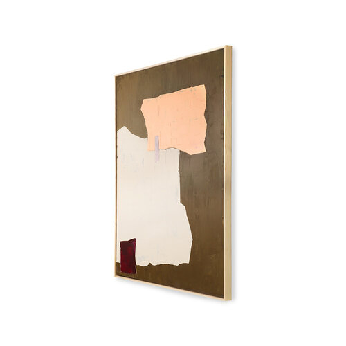 HKliving Framed Artwork - Mustard/Nude