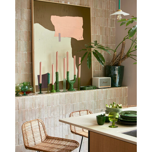 HKliving Framed Artwork - Mustard/Nude