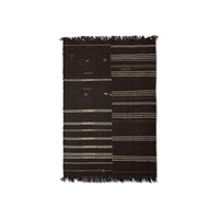 Vloerkleed Kelim - Striped Brown 150 x 240 cm