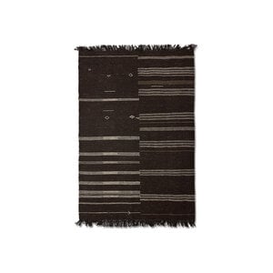 HKliving Vloerkleed Kelim - Striped Brown 150 x 240 cm