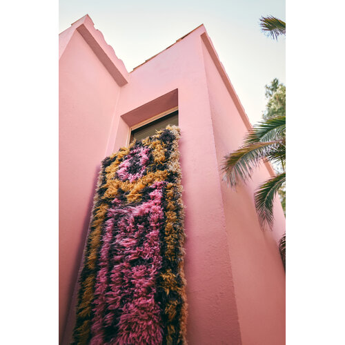 HKliving Vloerkleed Fluffy Loper - South Beach 80 x 360 cm