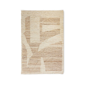 HKliving Vloerkleed Wol - Contour 180 x 280 cm