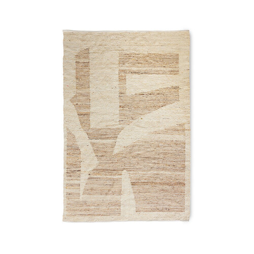 HKliving Vloerkleed Wol - Contour 180 x 280 cm