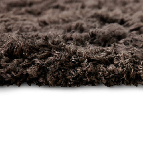 HKliving Fluffy Vloerkleed - Espresso 200 x 300 cm
