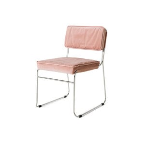 HKliving Endless Dining Chair - Velvet/Lychee Pink HKliving Endless Dining Chair - Velvet/Lychee Pink