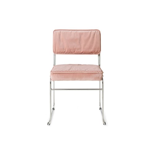 HKliving Endless Dining Chair - Velvet/Lychee Pink HKliving Endless Dining Chair - Velvet/Lychee Pink
