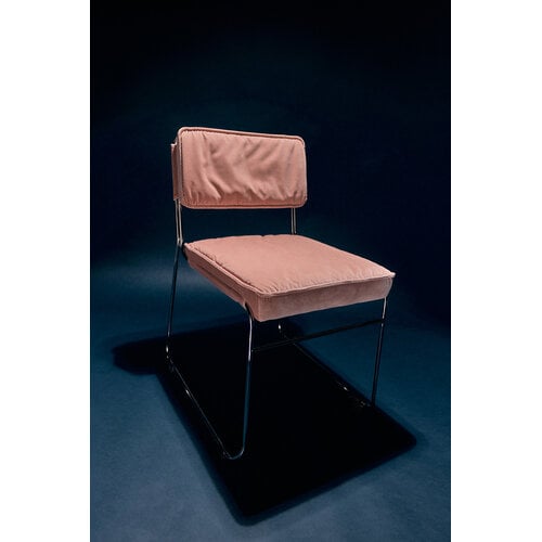 HKliving Endless Dining Chair - Velvet/Lychee Pink HKliving Endless Dining Chair - Velvet/Lychee Pink