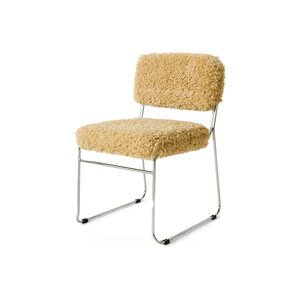 HKliving Endless Dining Chair - Poodle/Golden HKliving Endless Dining Chair - Poodle/Golden