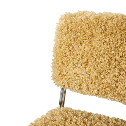HKliving Endless Dining Chair - Poodle/Golden HKliving Endless Dining Chair - Poodle/Golden