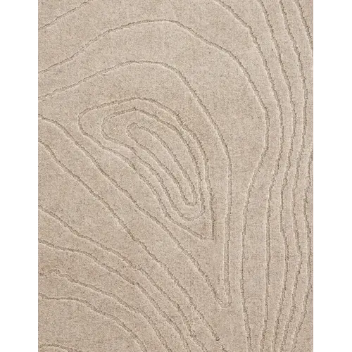 Toonzaalmodel: Vloerkleed Pebble - Beige 190 x 290 cm Toonzaalmodel: Vloerkleed Pebble - Beige 190 x 290 cm